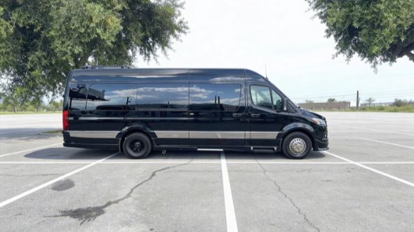 modesto wedding sprinter van rental