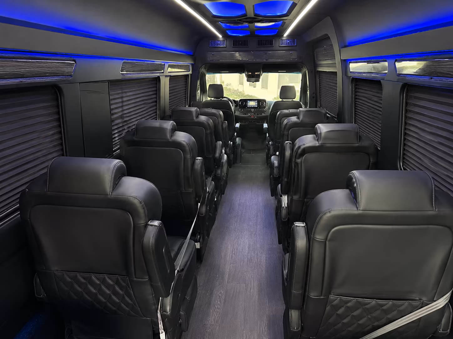 8 passenger sprinter van inside