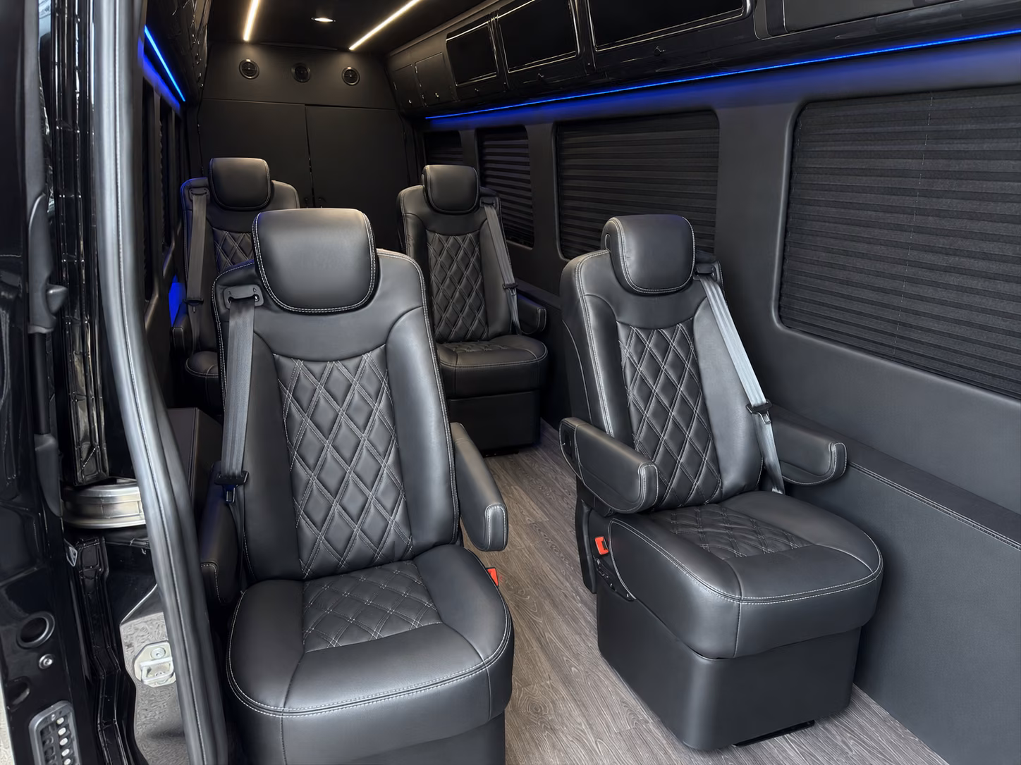 sacramento 10 passenger sprinter van inside