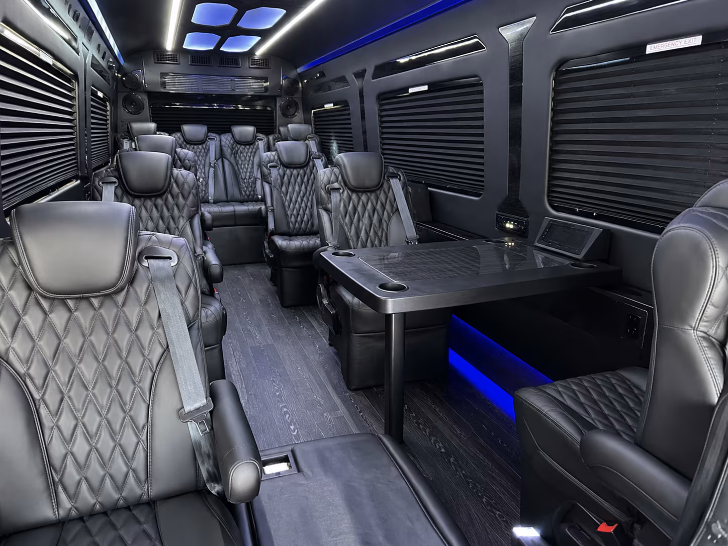 sacramento 10 passenger sprinter van interior