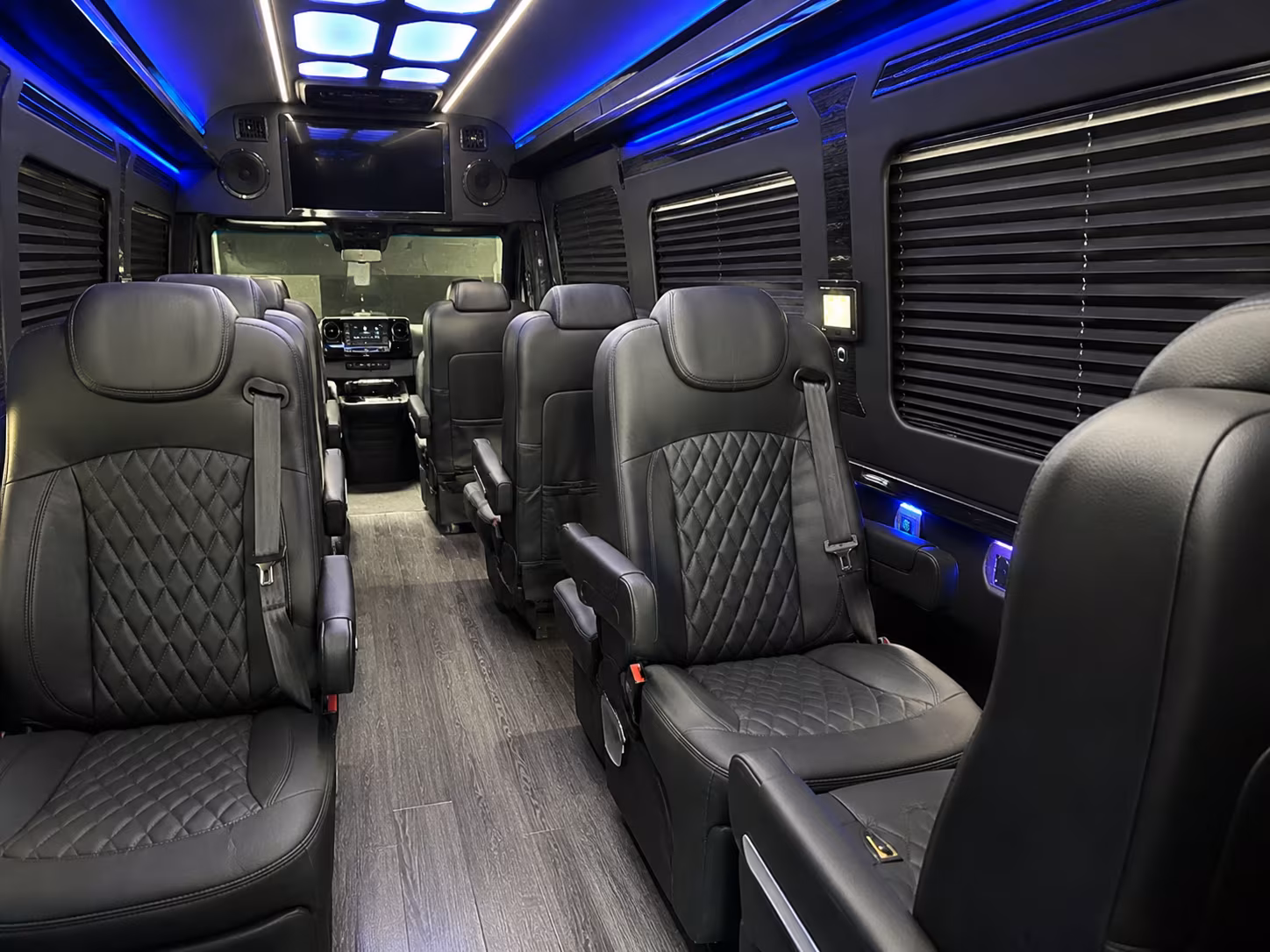 sacramento 12 passenger sprinter van inside