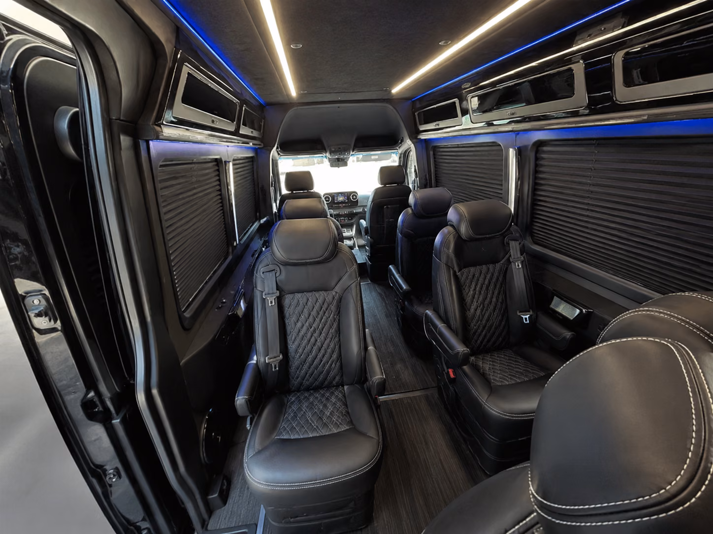 sacramento 20 passenger sprinter van inside