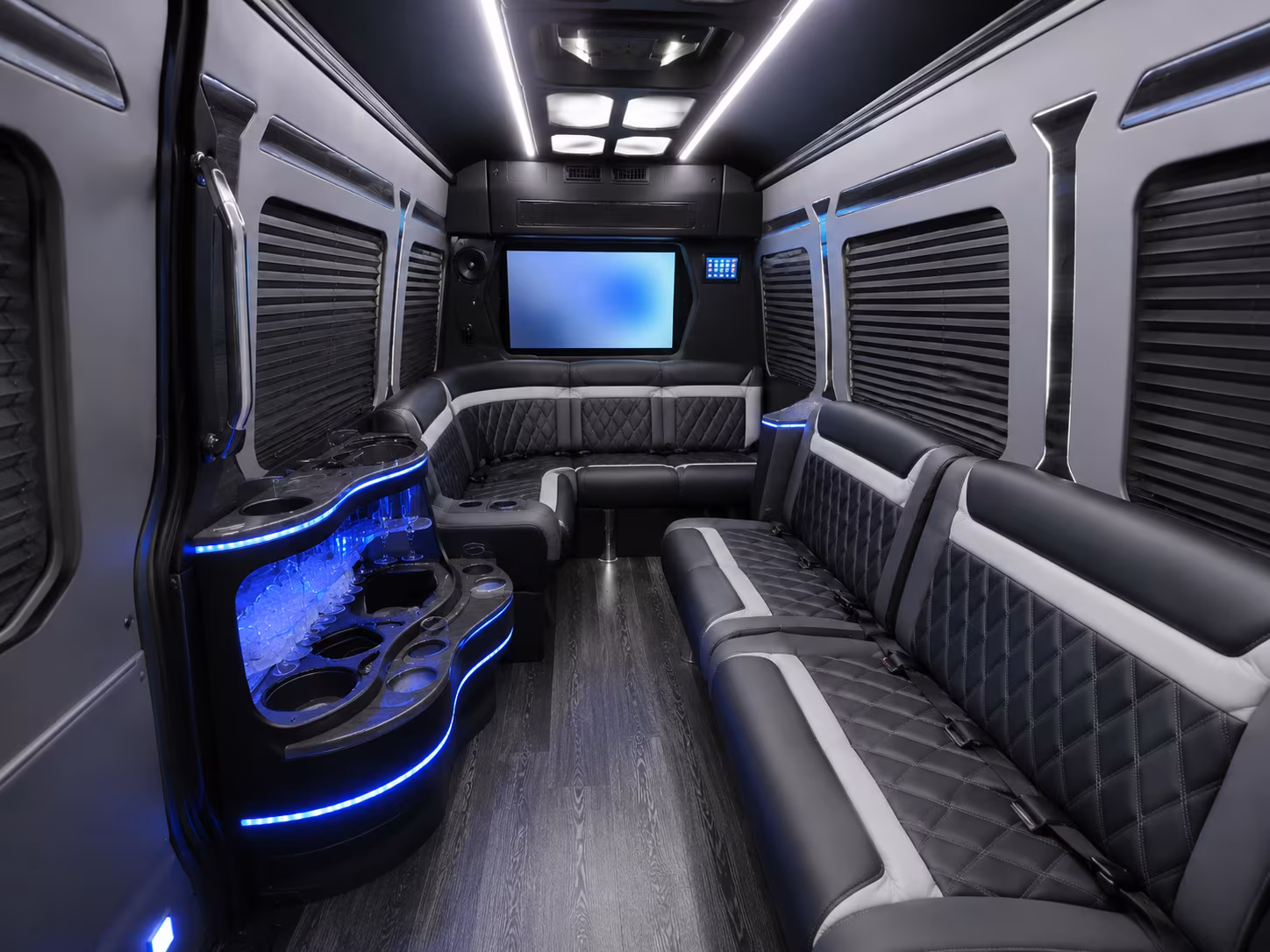 sacramento sprinter limousine inside