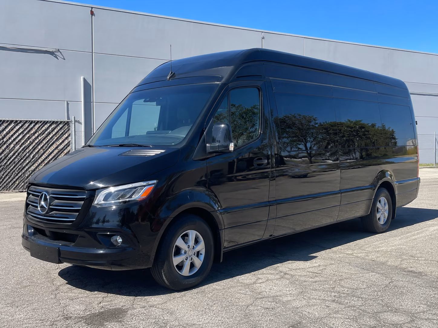 sacramento wedding sprinter van rental