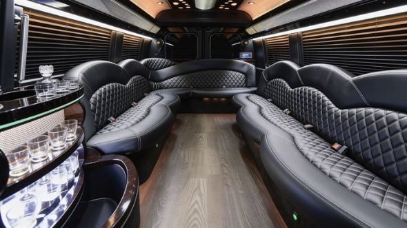sprinter limousine inside sacramento